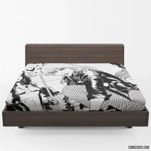 Gotham City Sirens Batgirl Black Canary Huntress Comic Fitted Sheet