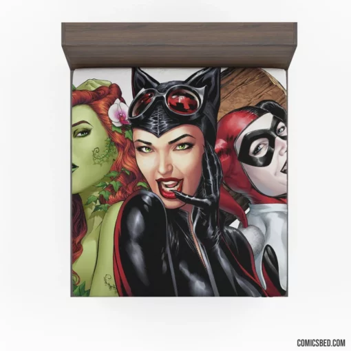 Gotham City Sirens Femme Fatales Comic Fitted Sheet 1
