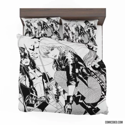 Gotham City Sirens Femme Trio Comic Bedding Set 1