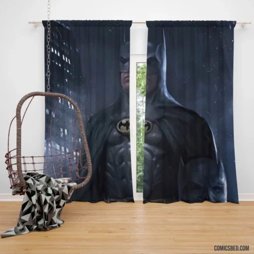 Gotham Defenders Batman and Batwoman Comic Curtain