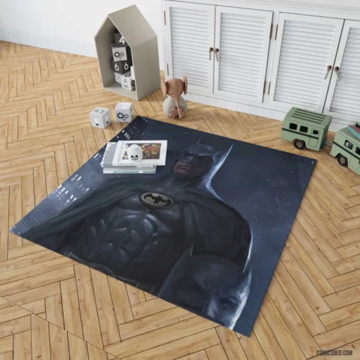 Gotham Defenders Batman and Batwoman Comic Rug 1