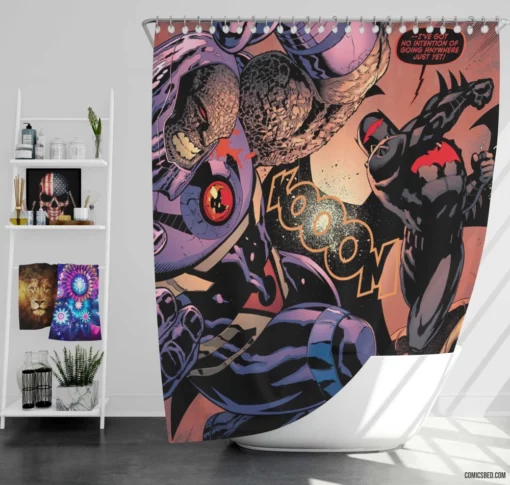 Gotham Guardian The Batman Chronicles Comic Shower Curtain