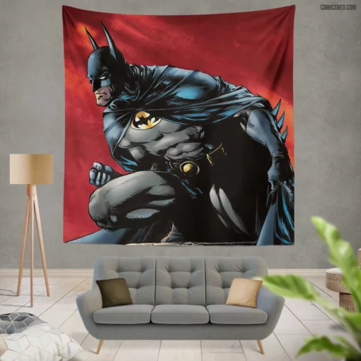 Gotham Noir Chronicles Vertigo Dark Stories Comic Wall Tapestry