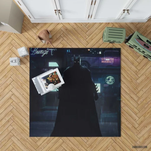 Gotham Noir Shadows of Batman Comic Rug