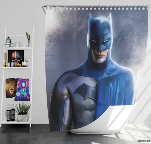 Gotham Savior The Batman Saga Comic Shower Curtain