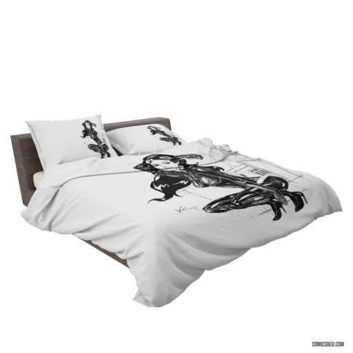 Gotham Shadowy Seductress Catwoman Comic Bedding Set 2