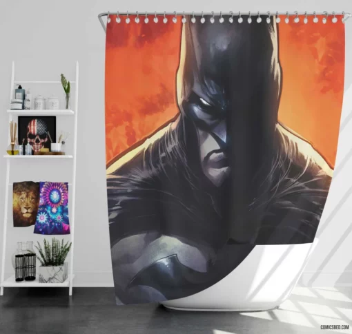 Gotham Vigilante Azrael Destiny Comic Shower Curtain