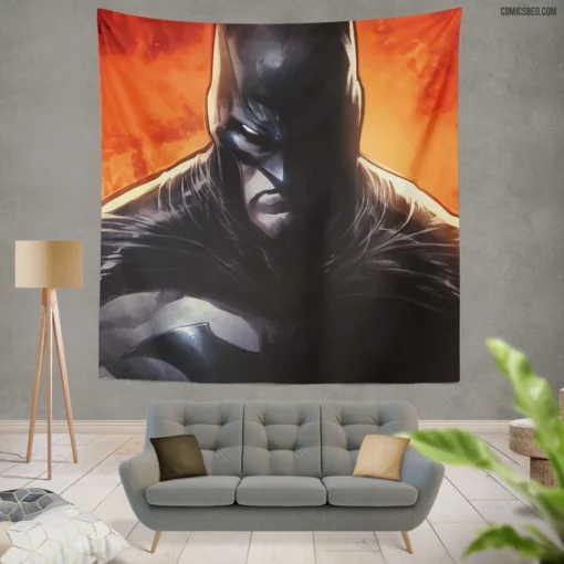 Gotham Vigilante Azrael Destiny Comic Wall Tapestry