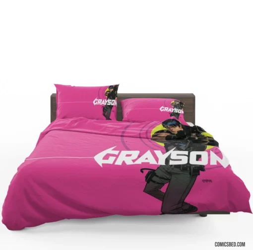 Grayson Nightwing Identity Comic Bedding Set