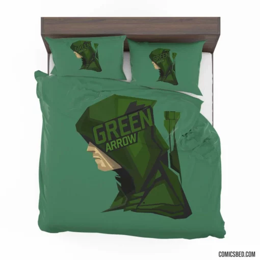 Green Arrow Unleashed DC Master Archer Comic Bedding Set 1