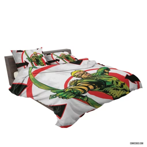 Green Arrow Vigilante Archer Comic Bedding Set 2