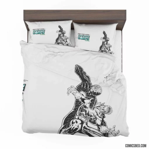 Green Lantern Corps Cosmic Defenders Comic Bedding Set 1