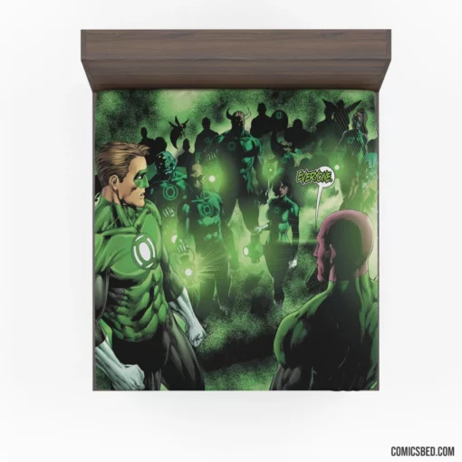 Green Lantern Corps Galactic Guardians Comic Fitted Sheet 1