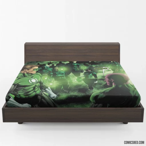 Green Lantern Corps Galactic Guardians Comic Fitted Sheet