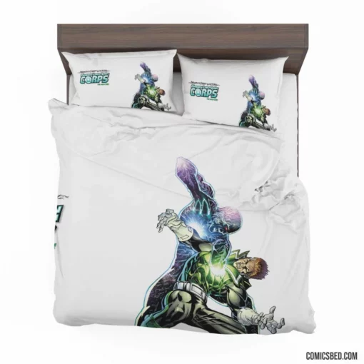 Green Lantern Corps Galactic Protectors Comic Bedding Set 1