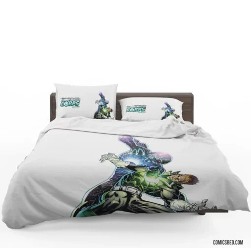 Green Lantern Corps Galactic Protectors Comic Bedding Set