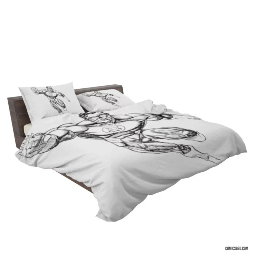 Green Lantern Cosmic Protectors Comic Bedding Set 2