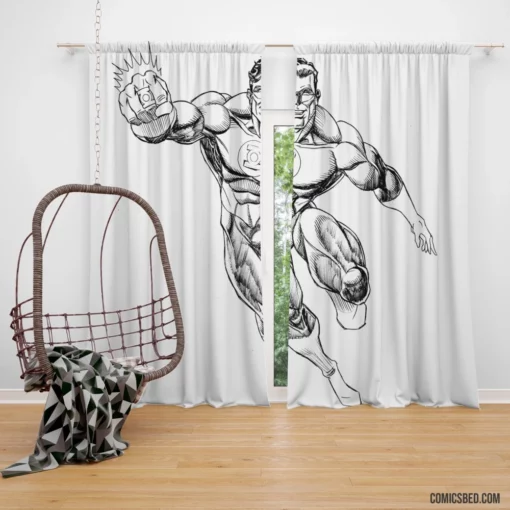 Green Lantern Cosmic Protectors Comic Curtain