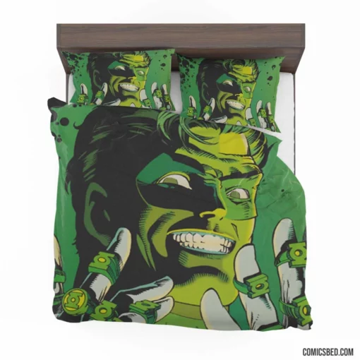 Green Lantern Emerald Saga Comic Bedding Set 1