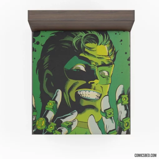 Green Lantern Emerald Saga Comic Fitted Sheet 1