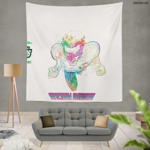 Green Lantern Guardians Quest Comic Wall Tapestry