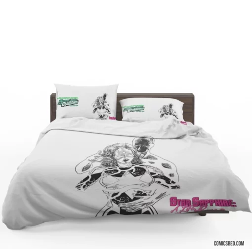 Green Lantern New Guardians Quest Comic Bedding Set