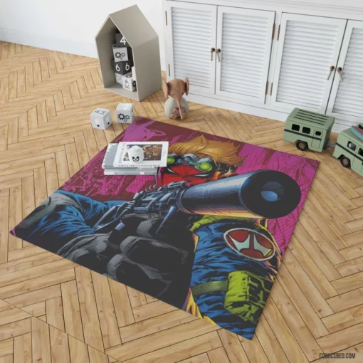 Grifter Shadowy Operative Comic Rug 1