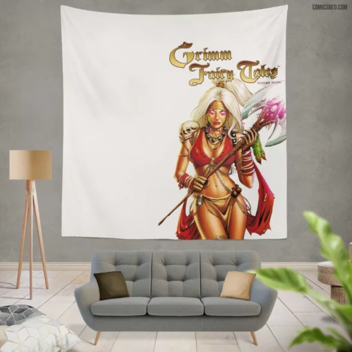 Grimm Fairy Tales Enchanted Chronicles Comic Wall Tapestry