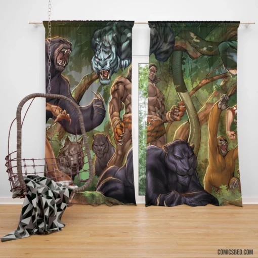 Grimm Fairy Tales Jungle Book Comic Curtain