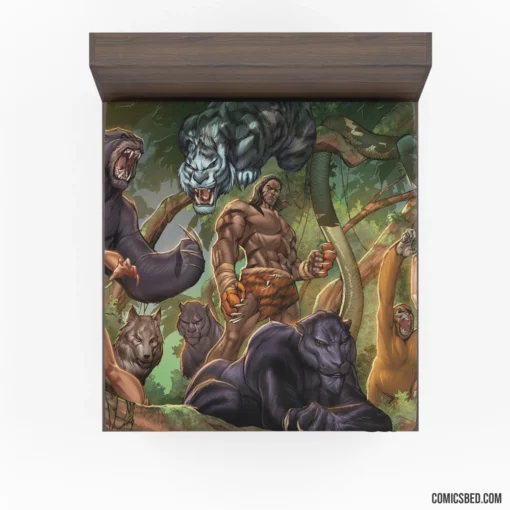 Grimm Fairy Tales Jungle Book Comic Fitted Sheet 1