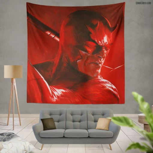 Guardian Devil Unleashed Marvel Daredevil Comic Wall Tapestry