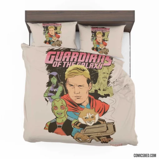 Guardians Of The Galaxy Cosmic Team Comic Bedding Set 1