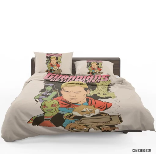 Guardians Of The Galaxy Cosmic Team Comic Bedding Set