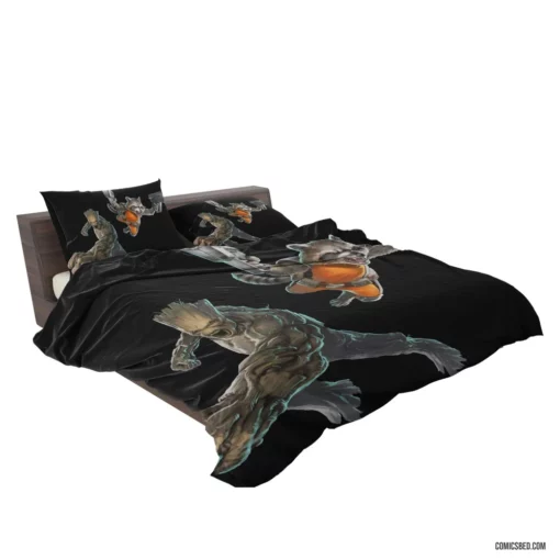 Guardians Of The Galaxy Marvel Team Comic Bedding Set 2