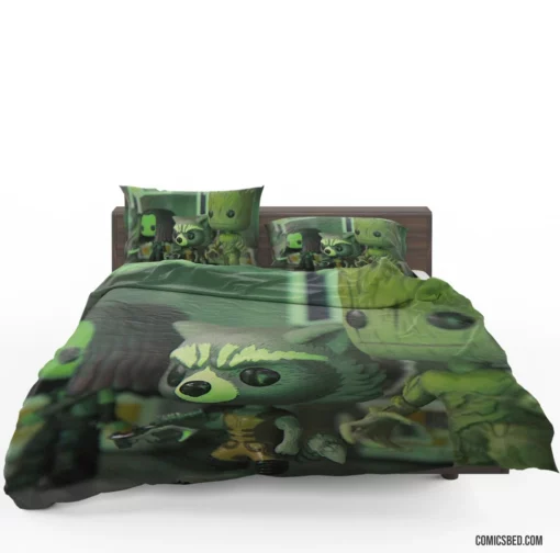 Guardians Of The Galaxy Space Heroes Comic Bedding Set