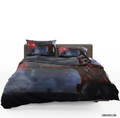 Guardians of the Galaxy Star Lord Exploits Comic Bedding Set