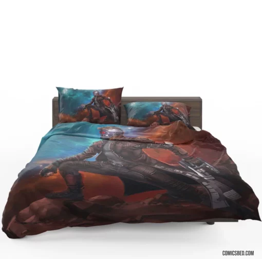 Guardians of the Galaxy Star Lord Legacy Comic Bedding Set