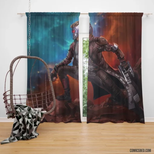 Guardians of the Galaxy Star Lord Legacy Comic Curtain