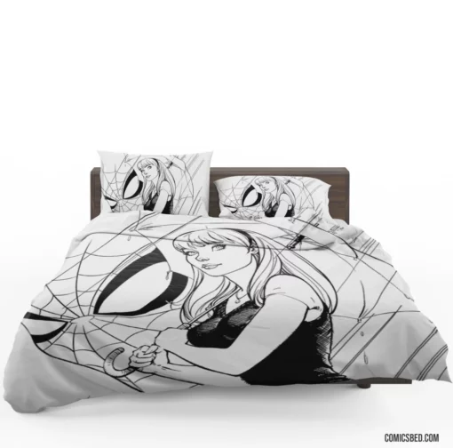 Gwen Stacy Amazing Heroine Comic Bedding Set