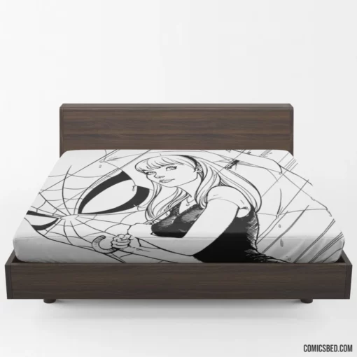 Gwen Stacy Amazing Heroine Comic Fitted Sheet