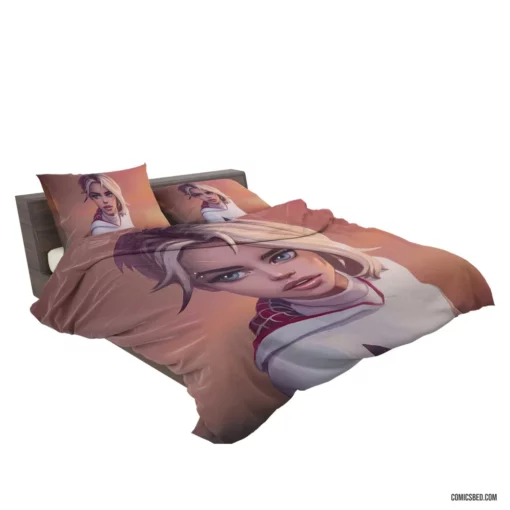 Gwen Stacy Blonde Marvel Muse Comic Bedding Set 2