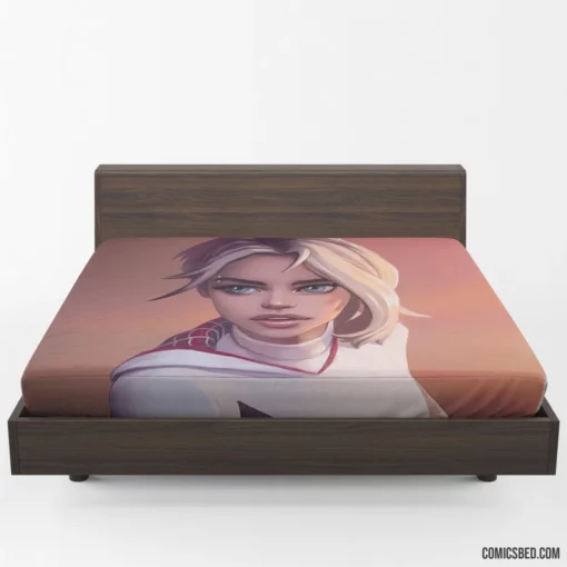 Gwen Stacy Blonde Marvel Muse Comic Fitted Sheet