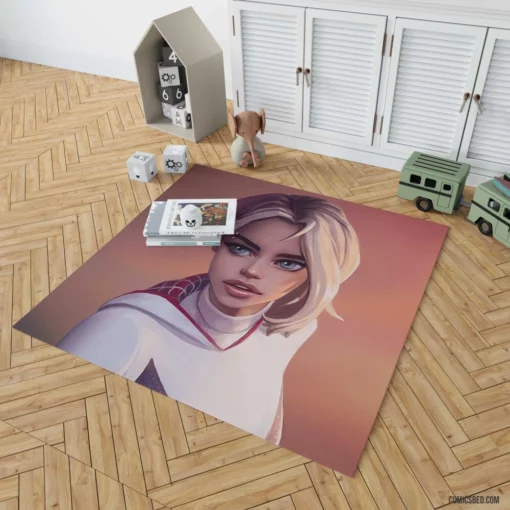 Gwen Stacy Blonde Marvel Muse Comic Rug 1