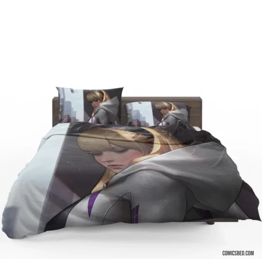 Gwen Stacy Blonde Spider-Gwen Tale Comic Bedding Set