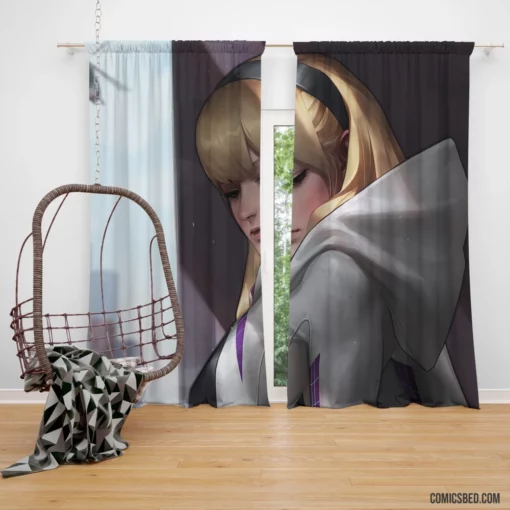 Gwen Stacy Blonde Spider-Gwen Tale Comic Curtain