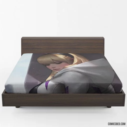 Gwen Stacy Blonde Spider-Gwen Tale Comic Fitted Sheet