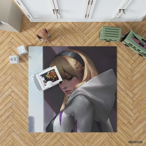 Gwen Stacy Blonde Spider-Gwen Tale Comic Rug