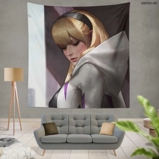 Gwen Stacy Blonde Spider-Gwen Tale Comic Wall Tapestry