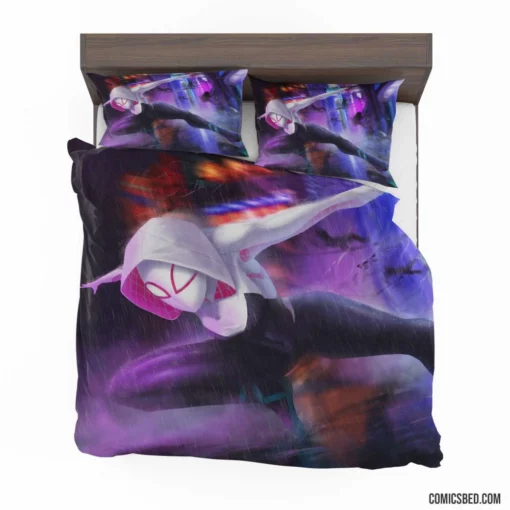 Gwen Stacy Chronicles Marvel Iconic Heroine Comic Bedding Set 1