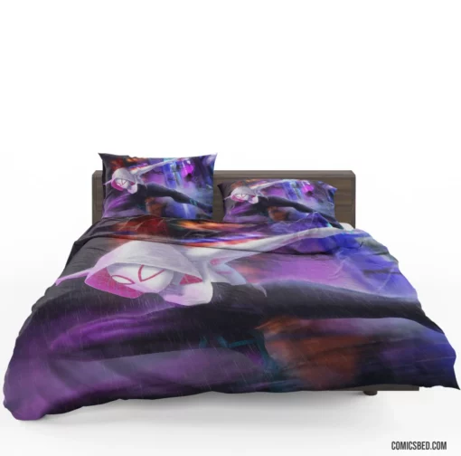 Gwen Stacy Chronicles Marvel Iconic Heroine Comic Bedding Set